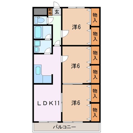 Ｐｒｅｍｉｕｍ　Ｃａｓａ　富士の物件間取画像